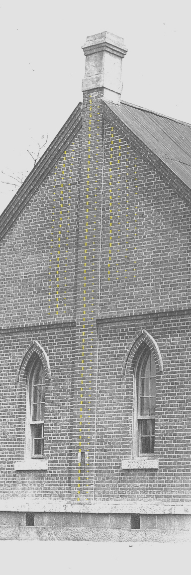 00-내리교회,제물포웨슬리예배당(서측날개,yelow,줄눈자국확인,2012.06.12)